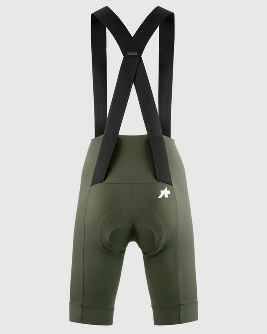 Assos women's bib shorts — full length studio shot