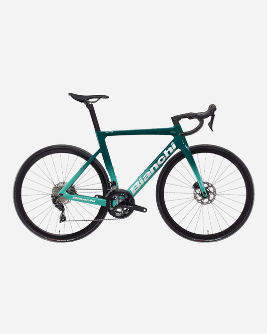 Bianchi OLTRE RACE 105 Di2 Racing 818 cestno kolo — Alba Celeste
