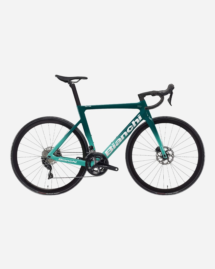 Bianchi OLTRE RACE 105 Di2 Racing 818 cestno kolo — Alba Celeste