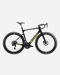 Bianchi Infinito PRO 105 Di2 R49 Road Bike in Sparkling Black/Gold Full Glossy