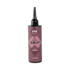 Approved Cycling's CeramicSpeed UFO Drip All Conditions chain wax, highlighting 300km durability and biodegradable compositi…