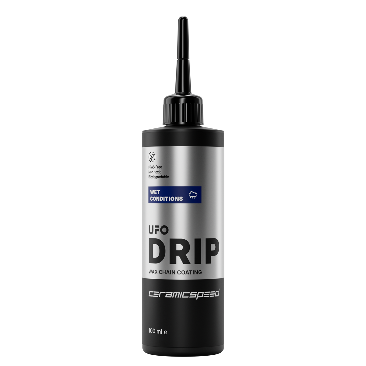CeramicSpeed UFO DRIP Wet Conditions Chain Wax 100 ml — CeramicSpeed official product image