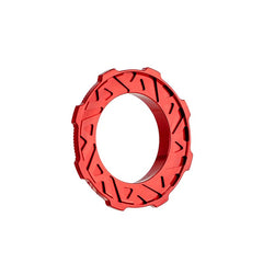 Approved Cycling Center Lock Ring — silver with black text