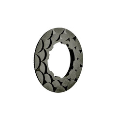 Approved Cycling Center Lock Ring — silver with black text