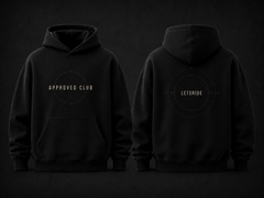 Approved Club LETSRIDE Hoodie — Black