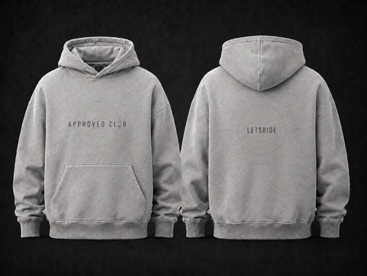 Approved Club LETSRIDE Hoodie — Heather Grey