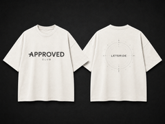 Approved Club LETSRIDE T-Shirt — Cream