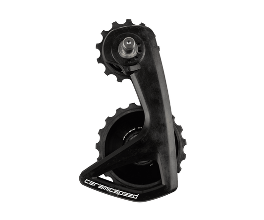 CeramicSpeed OSPW RS ALPHA derailleur pulley system for Shimano 105 R7150 Di2 — black