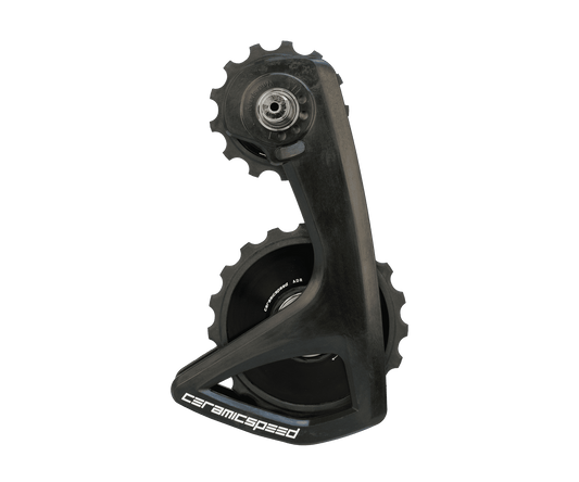 CeramicSpeed OSPW RS ALPHA derailleur pulley system for Shimano Dura-Ace R9250 / Ultegra R8150 Di2 — black