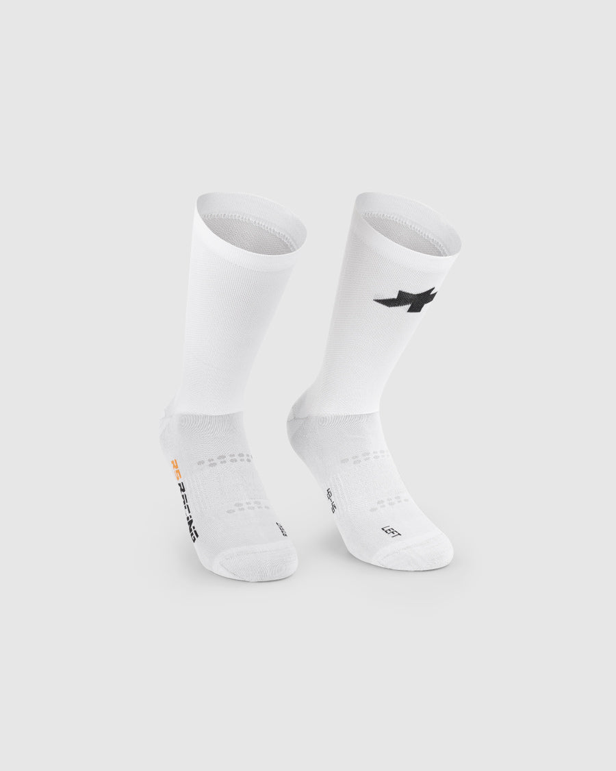 Assos RS Socks S11 White Series — racing cycling socks