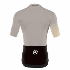 Approved Cycling Mindset Jersey, close-up of stitching quality, testament to Assos of Switzerland craftsmanship