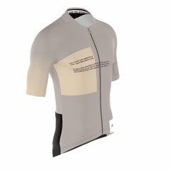 Approved Cycling Mindset Jersey by Assos, rear view of graphic elements, tailored for optimal aerodynamic performance