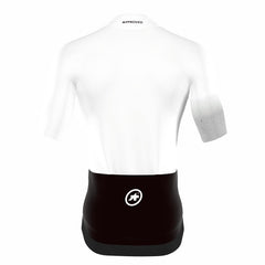Approved Cycling SUMMER CYCLING JERSEY SPAIN LTD. W, model wearing. White, race-ready, designed for speed.
