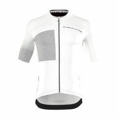 Approved Cycling SUMMER CYCLING JERSEY SPAIN LTD. W, detail of sleeve. White, lightweight, pro-grade material.