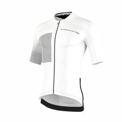 Approved Cycling SUMMER CYCLING JERSEY SPAIN LTD. W, side profile. White, aerodynamic fit, limited edition.
