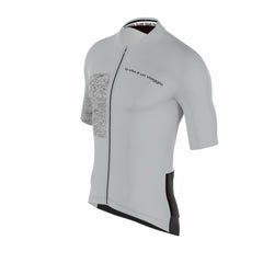 APPROVED CYCLING SUMMER CYCLING JERSEY APPROVED ITALY LTD. - Grey: fabric stretch analysis, optimized for high-intensity rid…