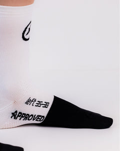Approved Cycling LUCKiez Socks, moisture-wicking PA/EA fabric, ideal for warm weather cycling comfort