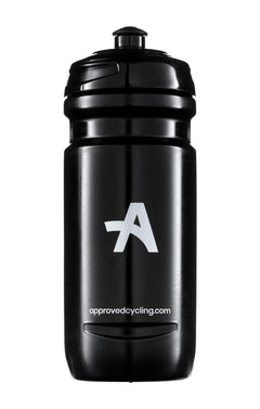 Approved Cycling Water Bottle 600ML, ergonomic side profile for easy grab and secure cage fit. Default Title.
