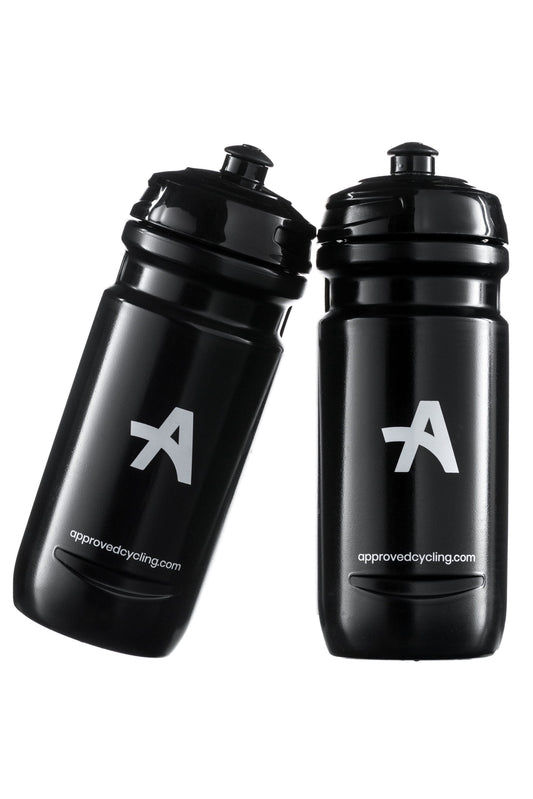 Approved Cycling Water Bottle 600ML, close-up of spill-proof cap and nozzle for optimal hydration. Default Title.